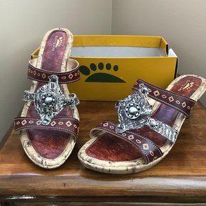 Spring Step Pollen Brown Sandal
